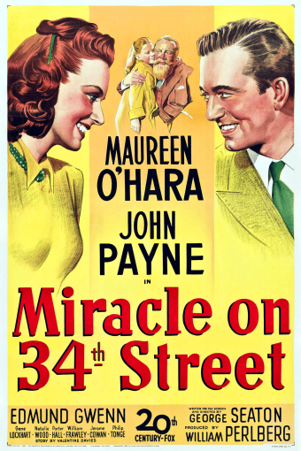 MIRACLE ON 34TH STREET MOVIE POSTER